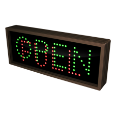 Open/Full, 7x18 Sign - 12-24VDC Open/Full, 7x18 Sign - 12-24VDC
