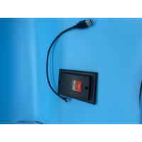 RFIdeas pcProx Plus 82 Series w/ iCLASS SE & SEOS Surface Mount Black USB Reader